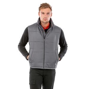 Result Mens Core Bodywarmer Water Repellent Casual Windproof Jacket /Vest / Gray